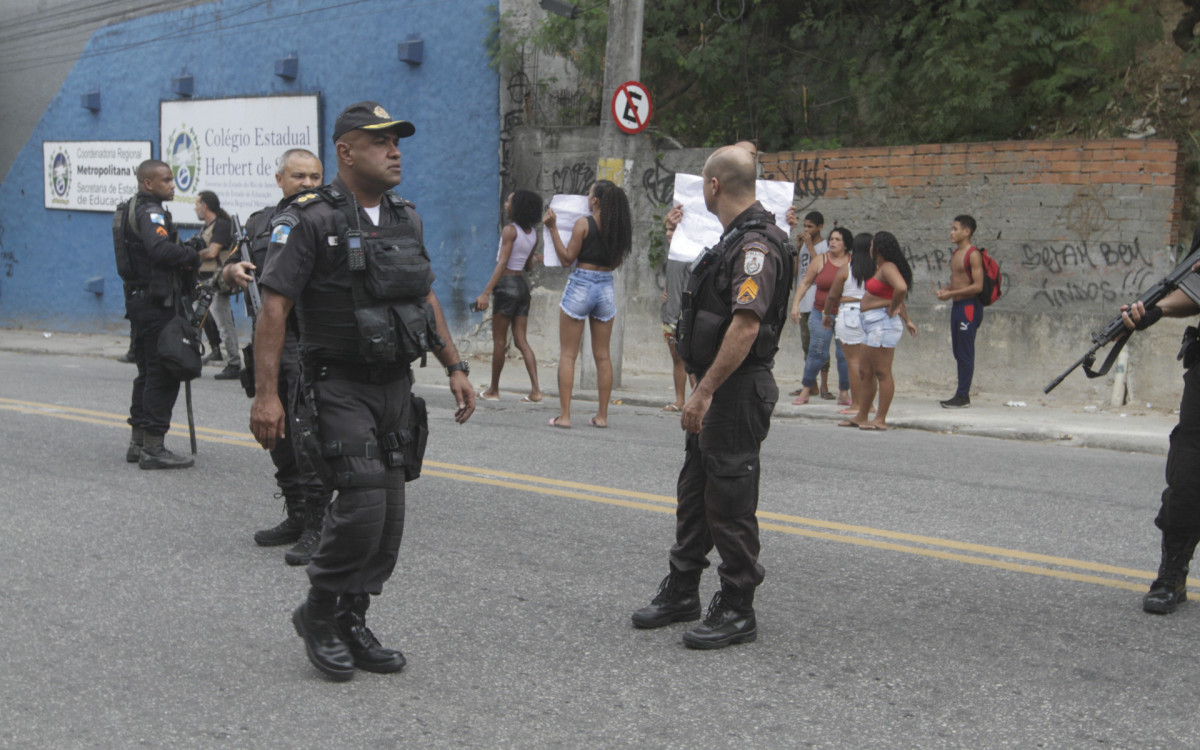 Manifestação no Turano, nesta quinta-feira (15). - Marcos Porto/Agencia O Dia