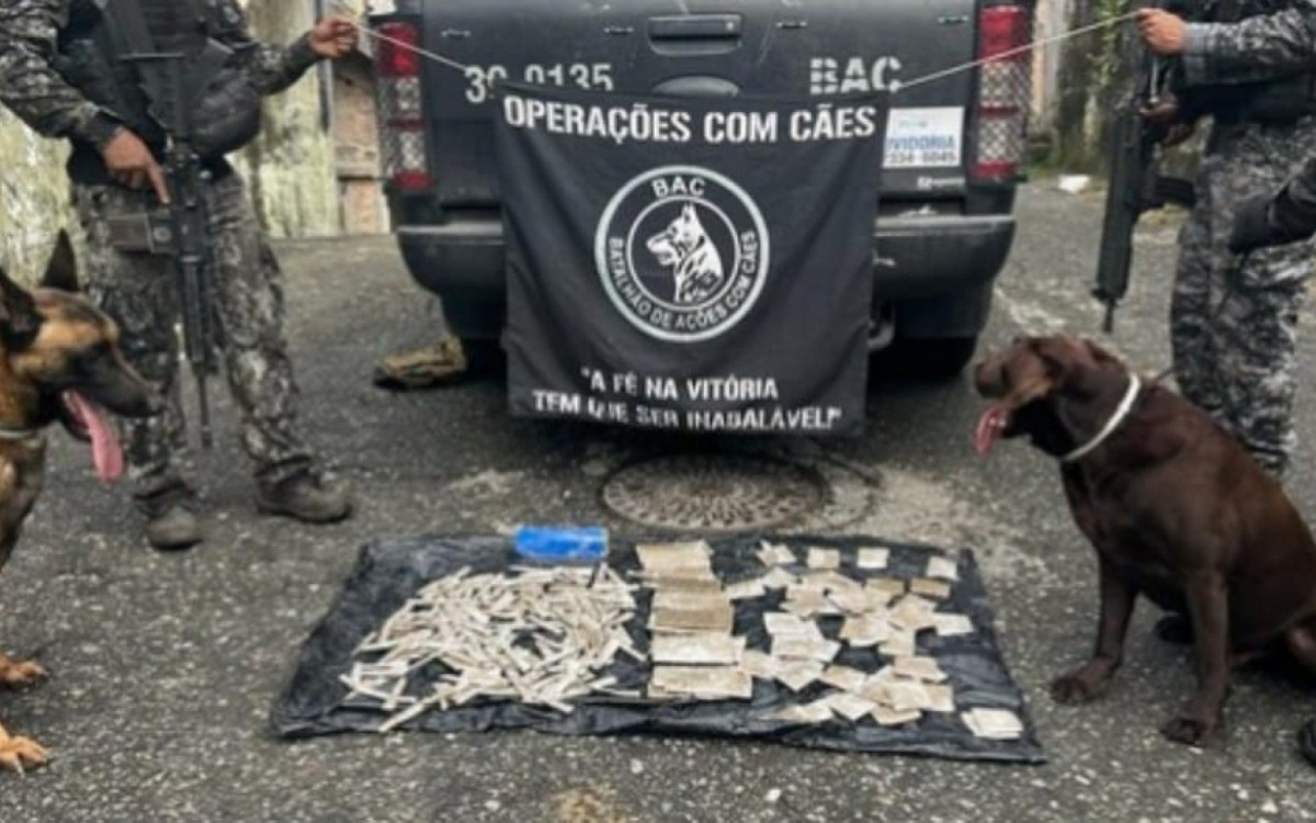 Drogas apreendidas Morro da Gl&oacute;ria 1