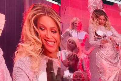 Em turnê na Alemanha, Beyoncé revela sexo do bebê de fã grávida