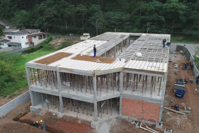 Obras do TEAcolhe, em Miguel Pereira, estão em ritmo acelerado