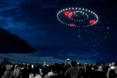 Grátis: com show de drones, lasers e projeções, Festival de Luzes transforma paisagens no Rio