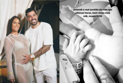 Lipe Ribeiro anuncia nascimento do primeiro filho com Dessa Castorino