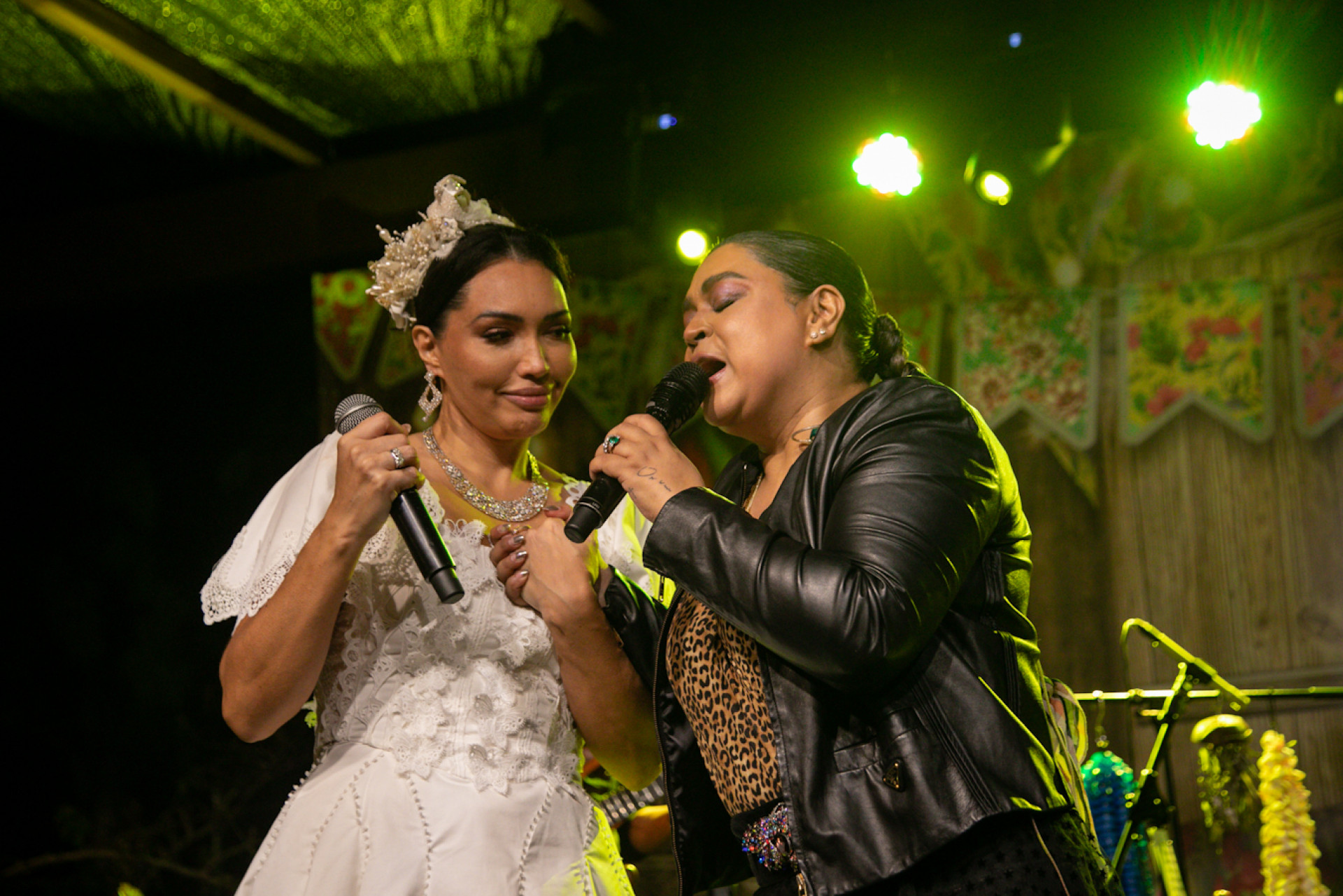 Preta Gil cantou em festa junina na casa da cantora Karinah  - Foto: André