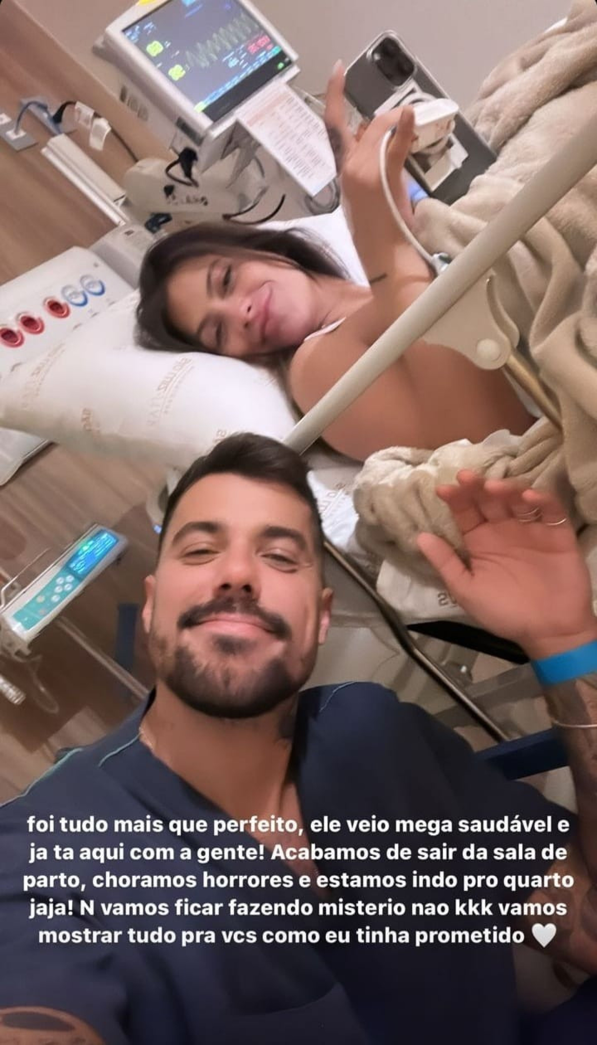 Nasceu o primeiro filho de Lipe Ribeiro e Dessa Castorino - Reprodução/Instagram