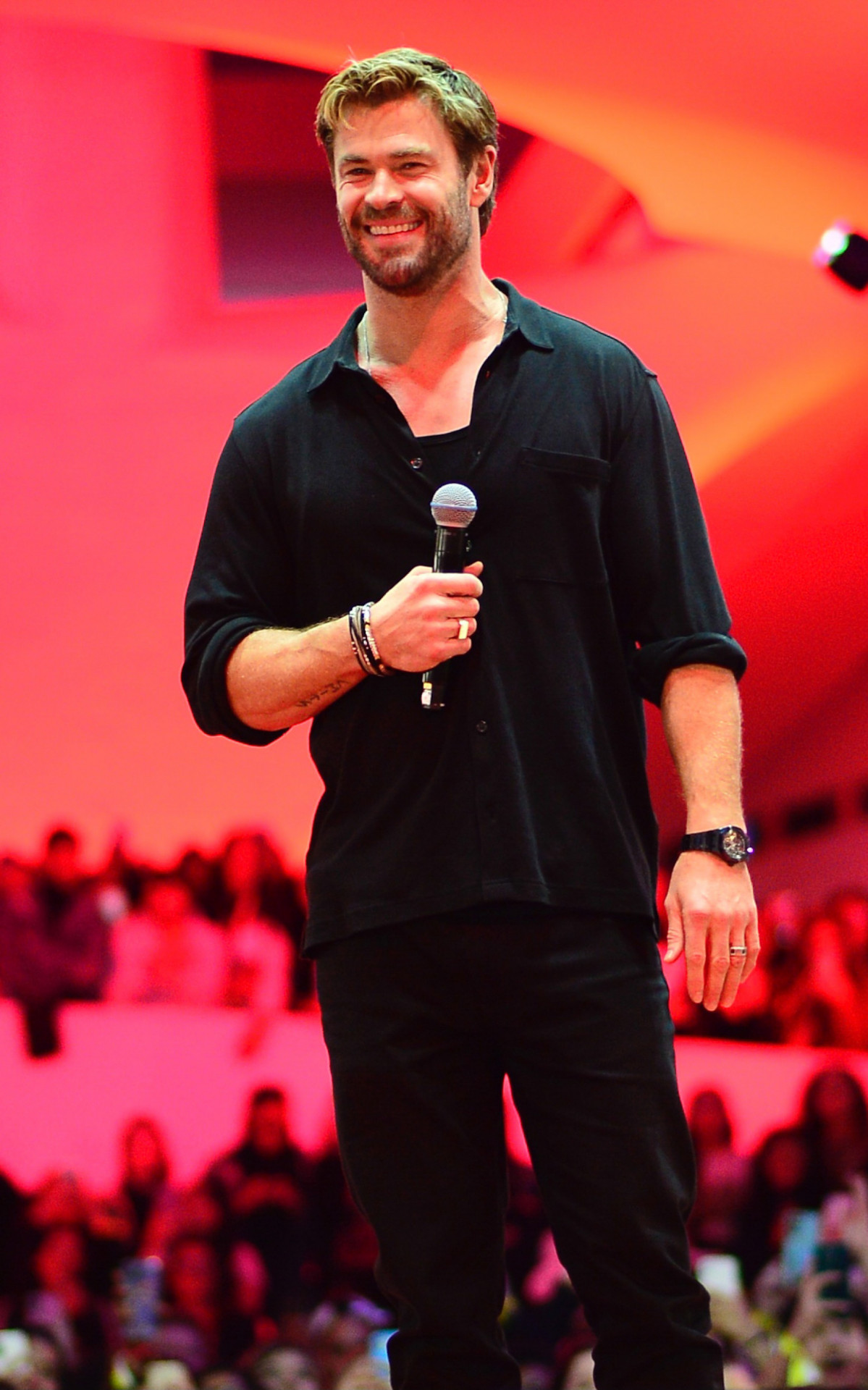 Chris Hemsworth foi uma das principais atrações do \'Tudum\', evento promovido pela Netflix, em São Paulo, nesta sexta-feira