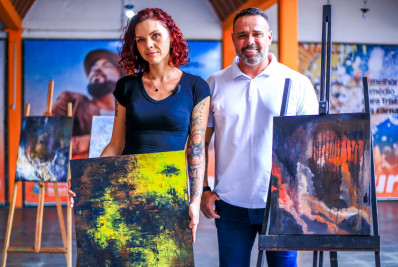 De Belford Roxo para o Mundo: artista plástica expõe obra na Europa