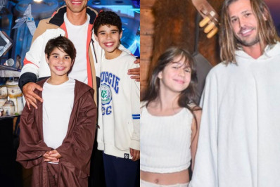 Ex de Wanessa, Marcus Buaiz encontra Dado Dolabella em festa