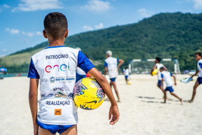 Projeto Grão de Areia Beach Soccer em Mangaratiba