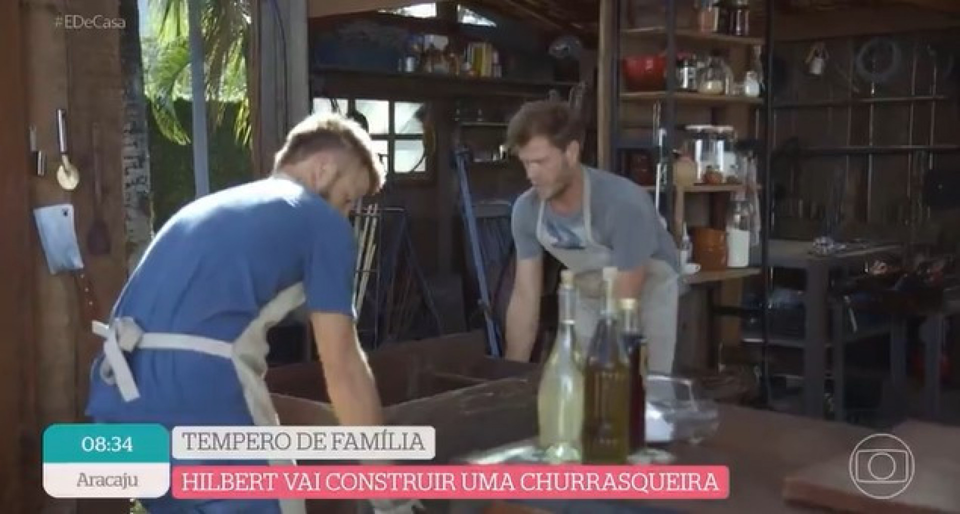 Rodrigo Hilbert surpreende no 'É de Casa' - Reprodução/Globo