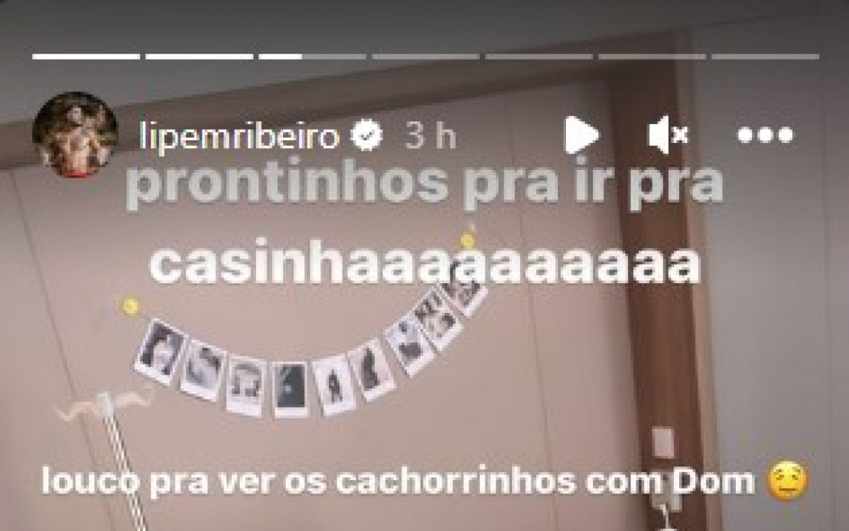 Lipe Ribeiro e Dessa Castorino deixam a maternidade com Dom