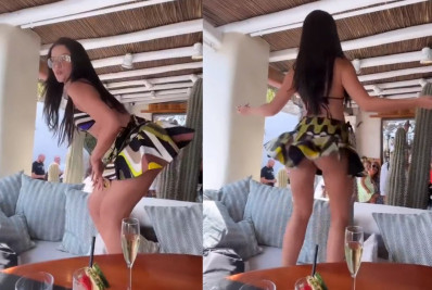 Juliette se manifesta após rebolar muito em restaurante da Grécia: 'É normal'