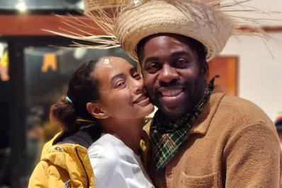 Taís Araújo e Lázaro Ramos se divertem em festa junina