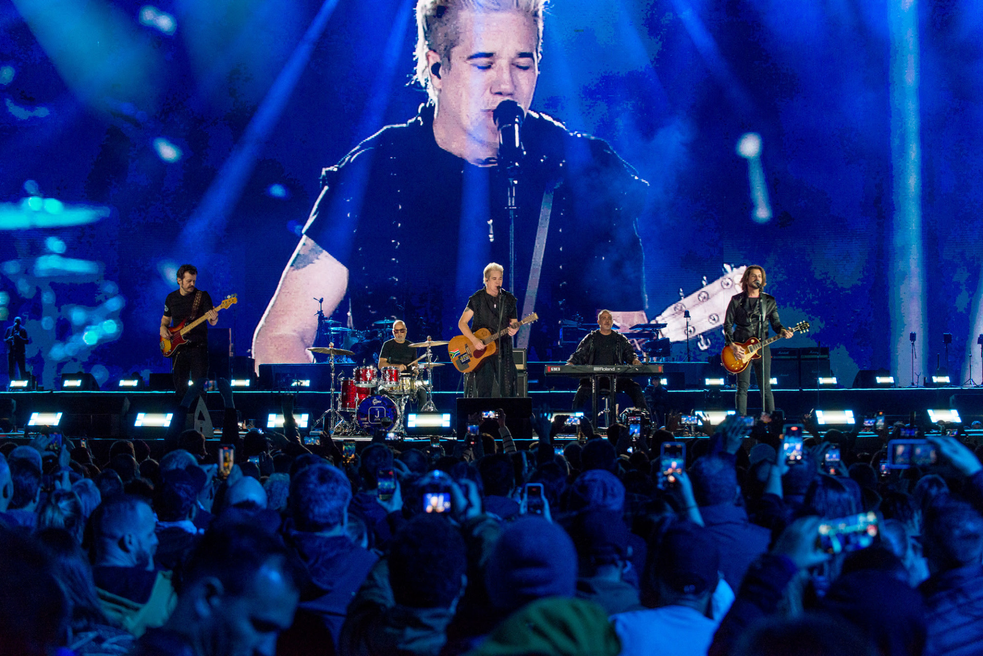 Jota Quest grava DVD no estádio Beira-Rio em Porto Alegre - Edu Defferrari / Divulgação