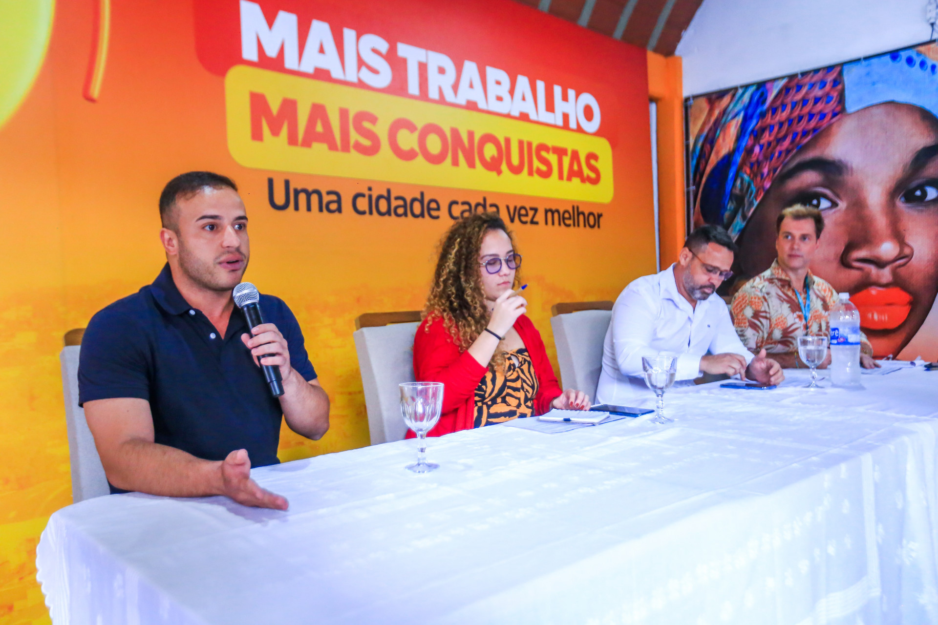 O secretário municipal de Gestão e Inovação em Serviços Públicos, Matheus, ressaltou os impactos da audiência - Rafael Barreto / PMBR