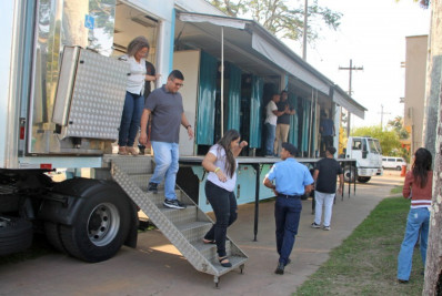 Escola Móvel reinicia aulas práticas para o curso de soldador na área de petróleo e gás