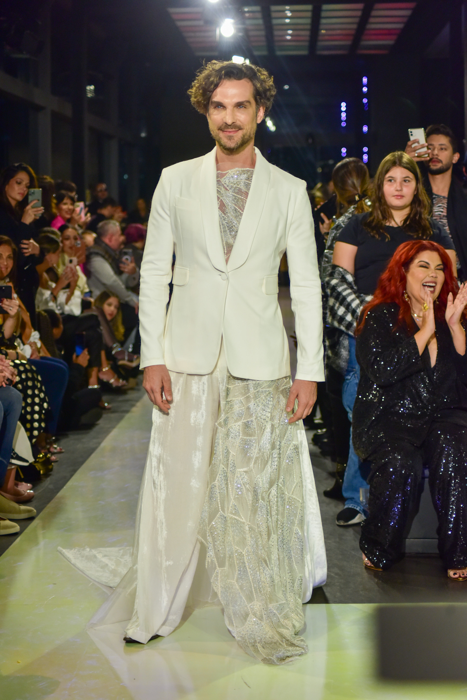 Igor Rickli desfila para a estilista Lethicia Bronstein - Leo Franco / Ag. News