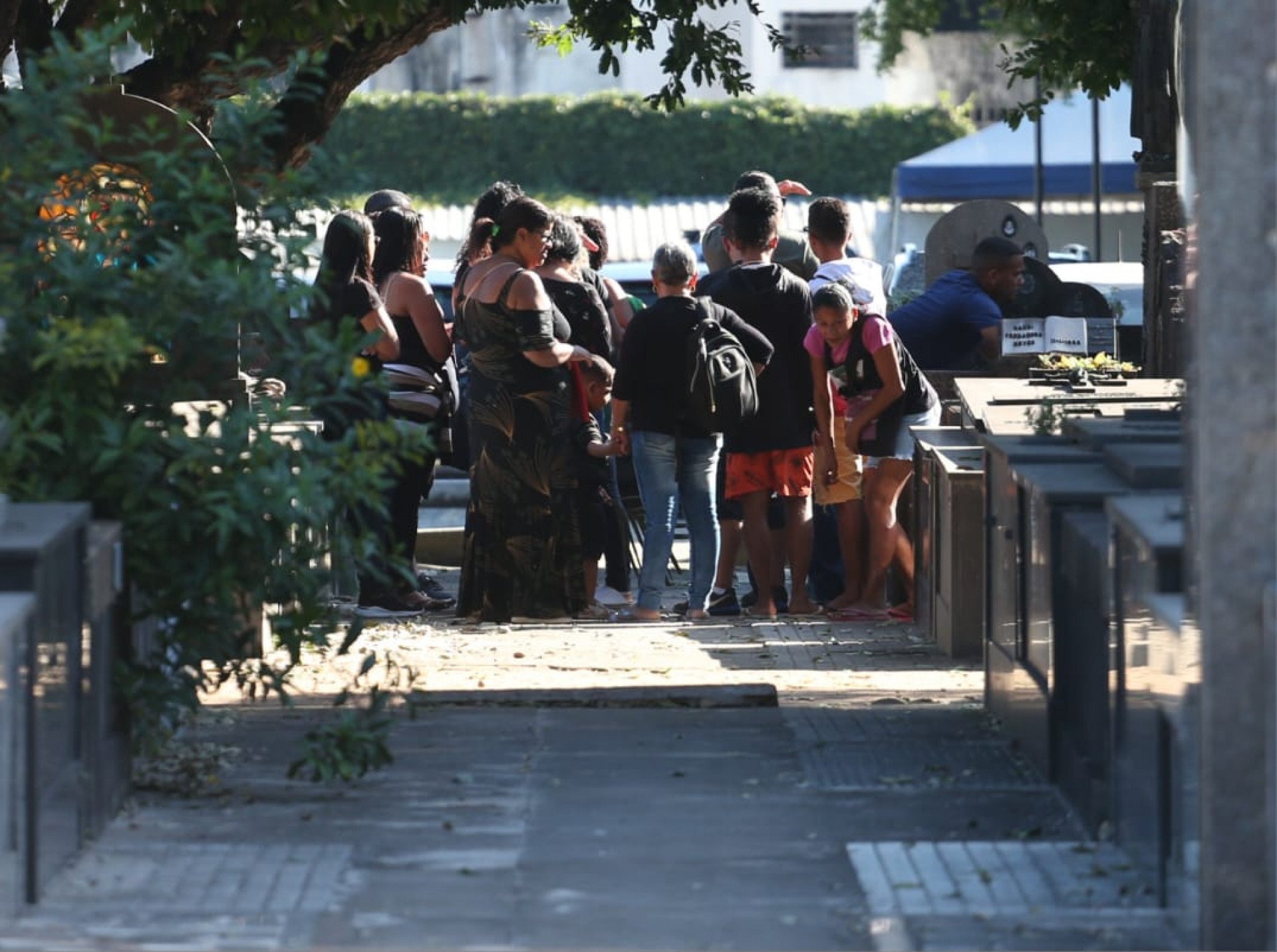 Sepultamente aconteceu no Cemitério do Caju - Cléber Mendes/Agência O DIA