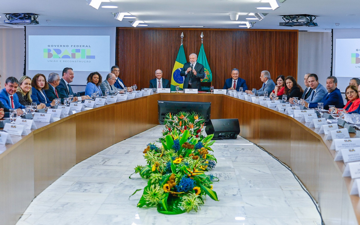 A reuni&atilde;o ministerial com o presidente Lula aconteceu na &uacute;ltima semana no Pal&aacute;cio do Planalto
