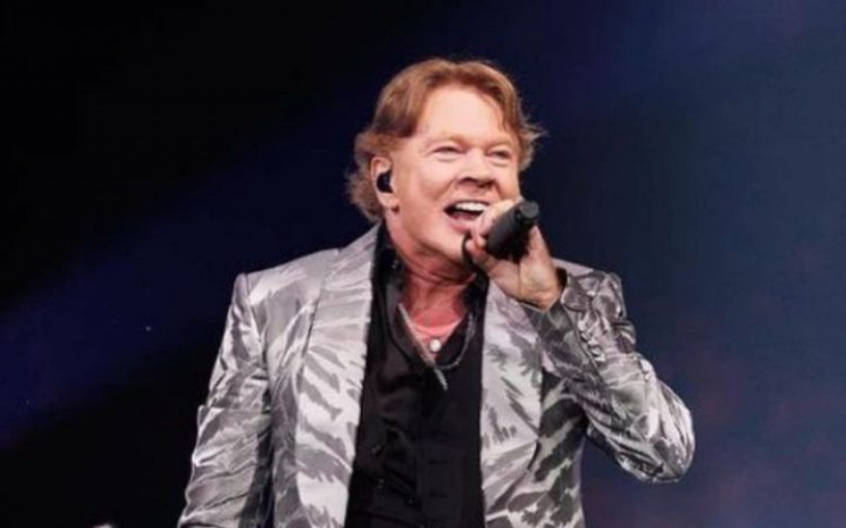 Axl Rose, vocalista do Guns N' Roses