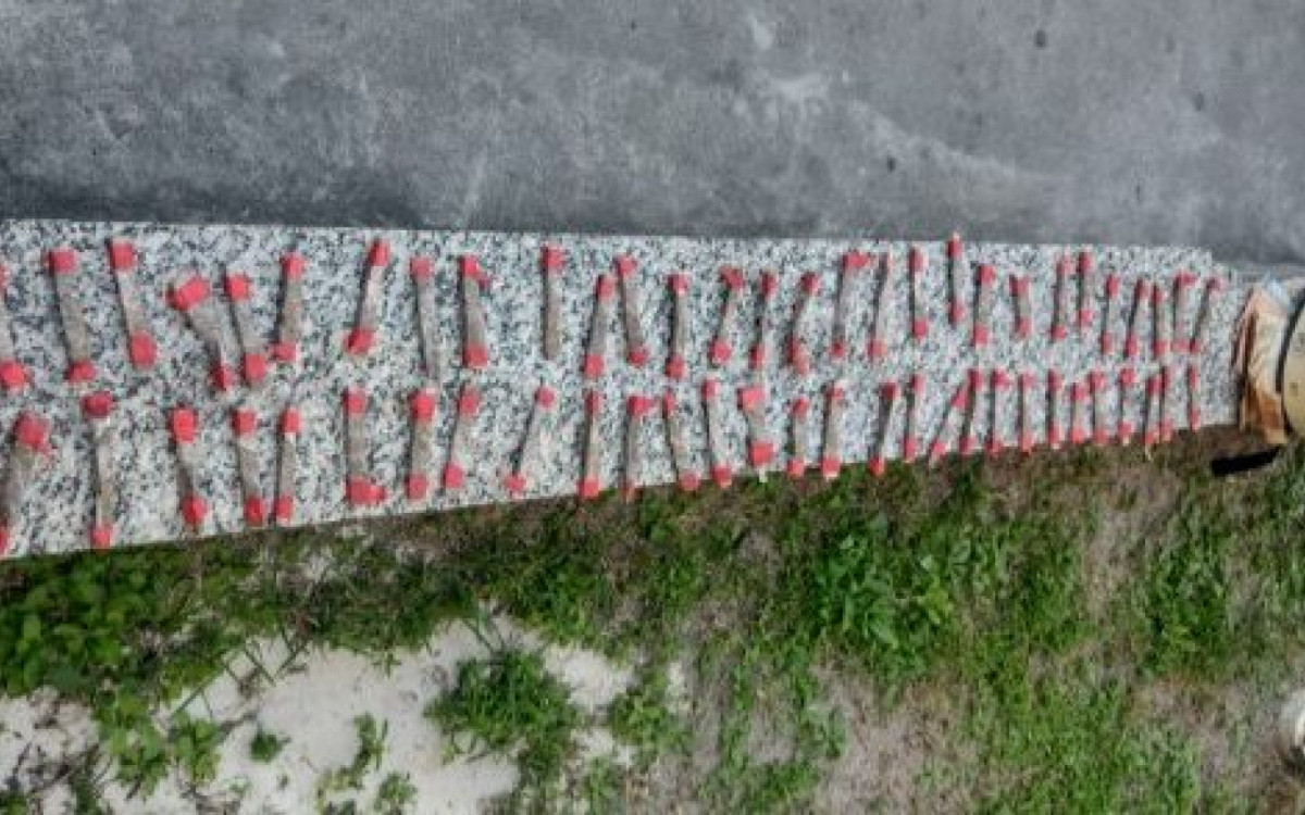  O menor tamb&eacute;m foi conduzido &agrave; 132&ordf; DP, onde foi autuado por crime an&aacute;logo ao tr&aacute;fico de drogas e apreendido.