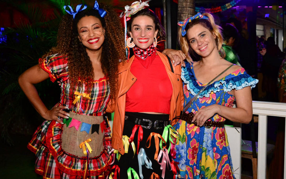 Sheron Menezzes, Priscila Steinman e Carolina Dieckmann