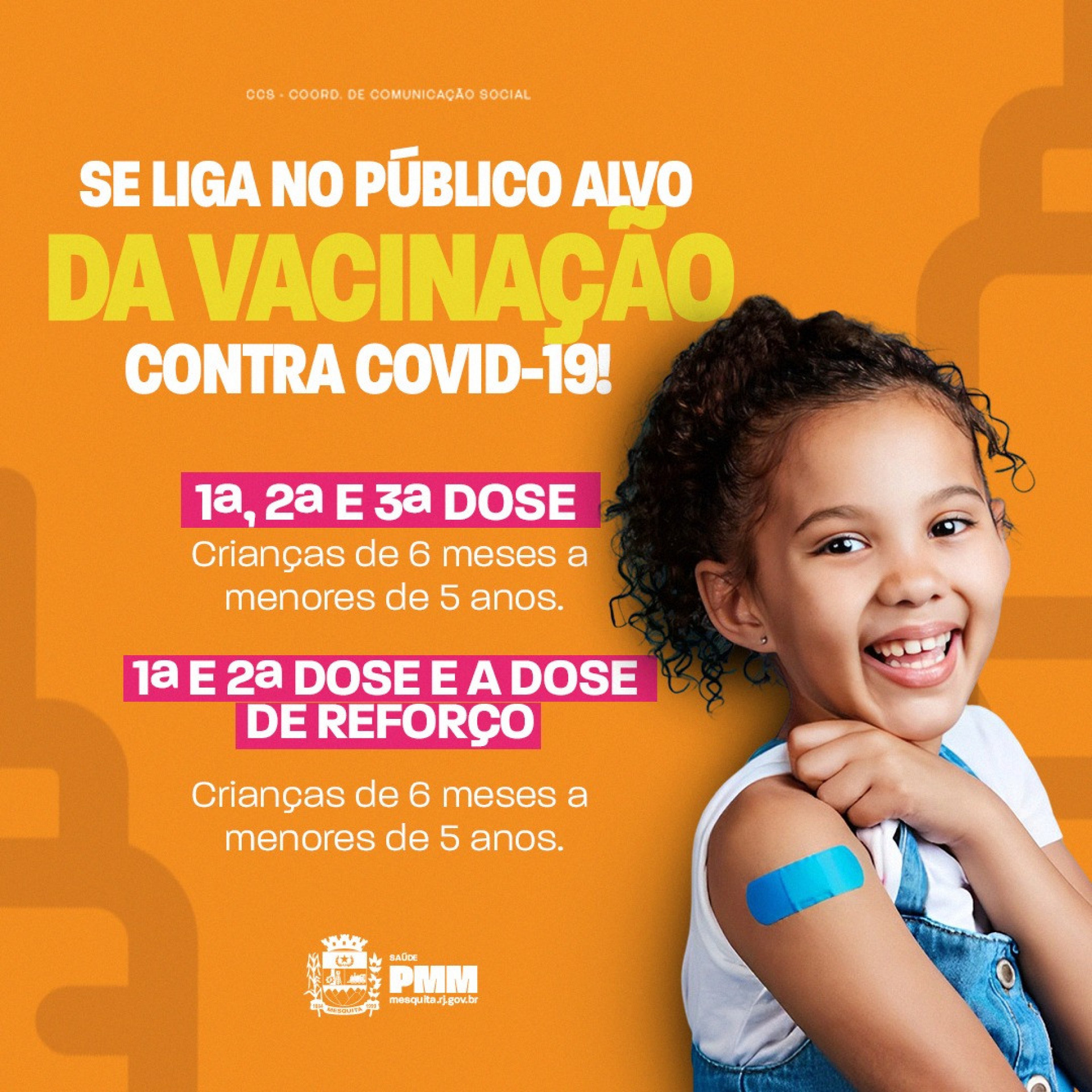 A vacina&ccedil;&atilde;o contra a covid-19 segue avan&ccedil;ando em Mesquita