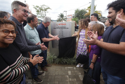 Axel Grael inaugura o Recanto Carlos Boechat, 1º trecho do Parque Orla
