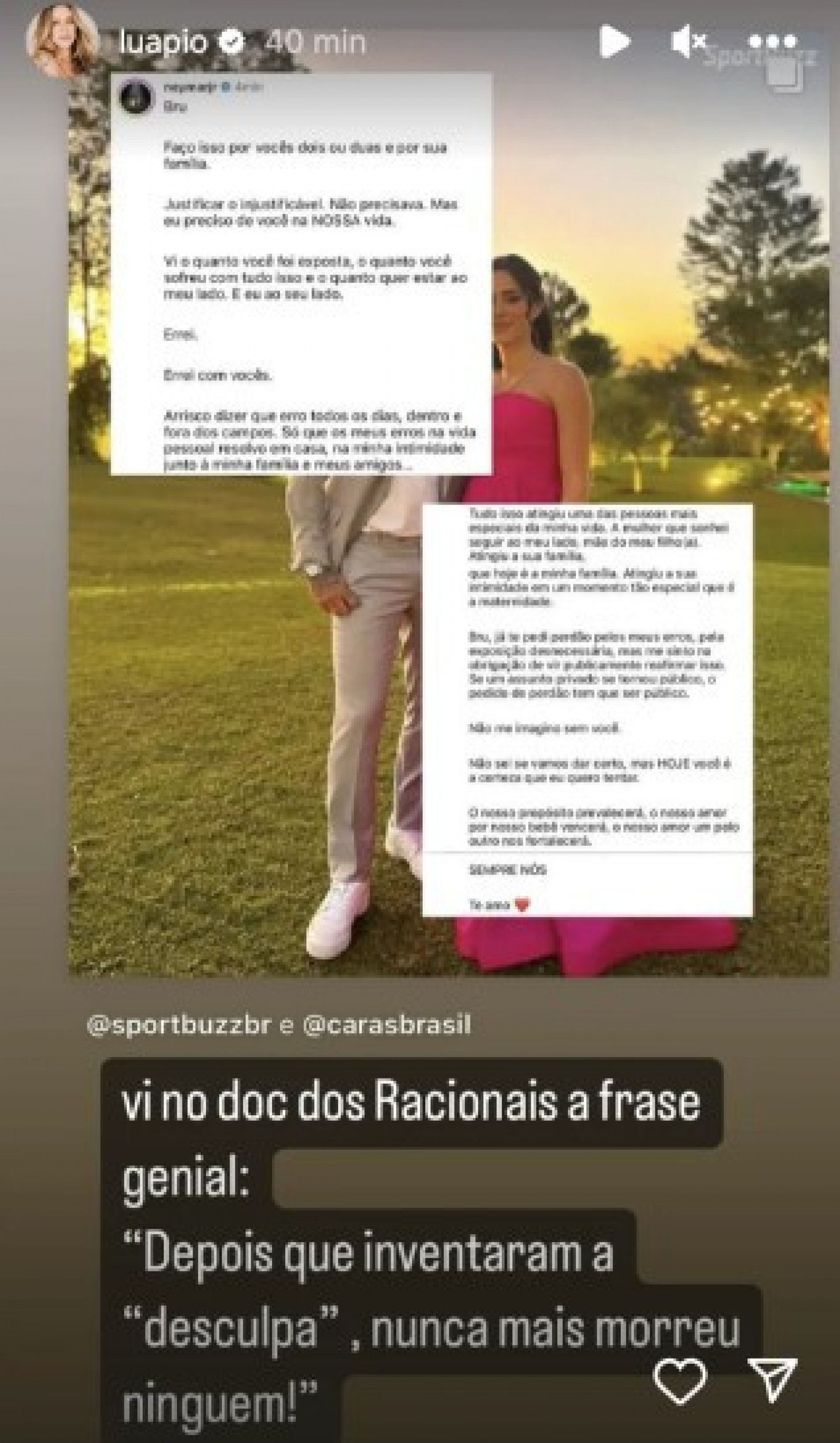 Luana Piovani posta indireta para Neymar - Reprodução/Instagram