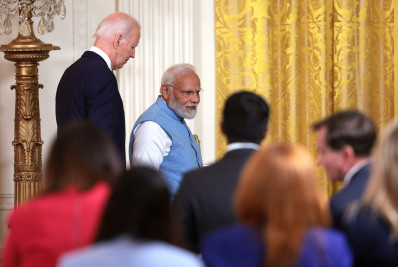 EUA vão cooperar com Índia na inovação de tecnologias, semicondutores e IA, diz Biden