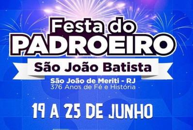 Festa do padroeiro São João Batista anima fim de semana em Meriti