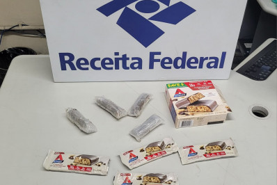 Receita Federal apreende mais de R$ 28 mil em haxixe no Galeão