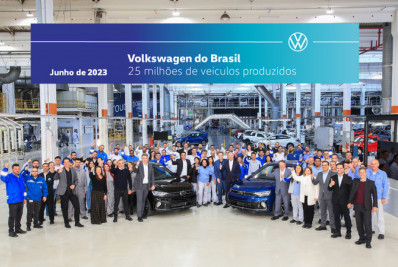 Volkswagen alcança 25 milhões de veículos produzidos no Brasil