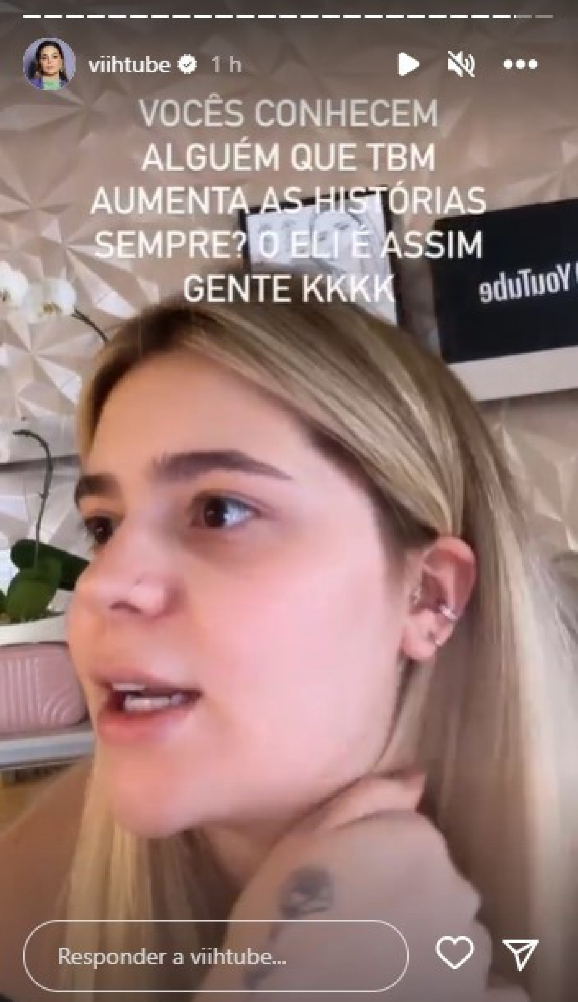 Viih Tube rebateu as declarações do marido Eliezer - Reprodução/Instagram