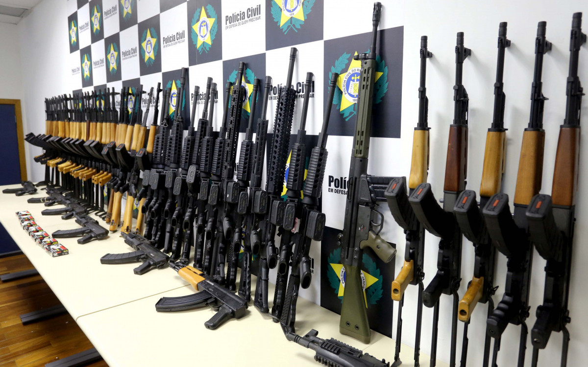 Apenas no mês de maio foram apreendidos 57 armas de grosso calibre - Carlos Magno/Divulgação Polícia Civil