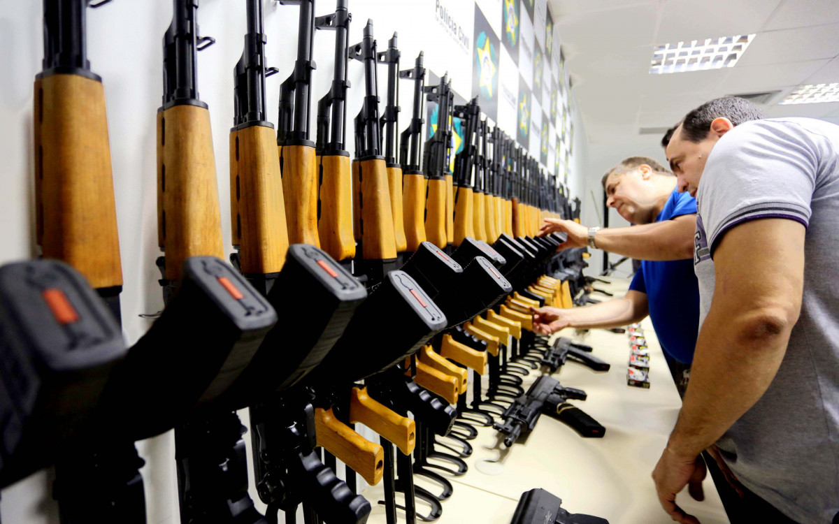 Apenas no mês de maio foram apreendidos 57 armas de grosso calibre - Carlos Magno/Divulgação Polícia Civil