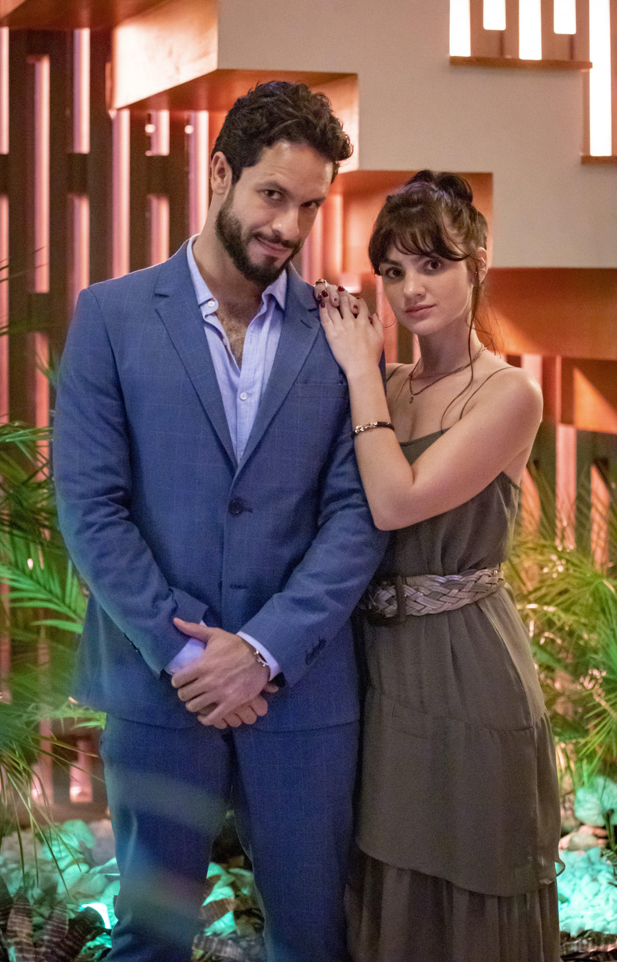 Petra (Debora Ozório) e Luigi (Rainer Cadete)

 - Globo/Paulo Belote