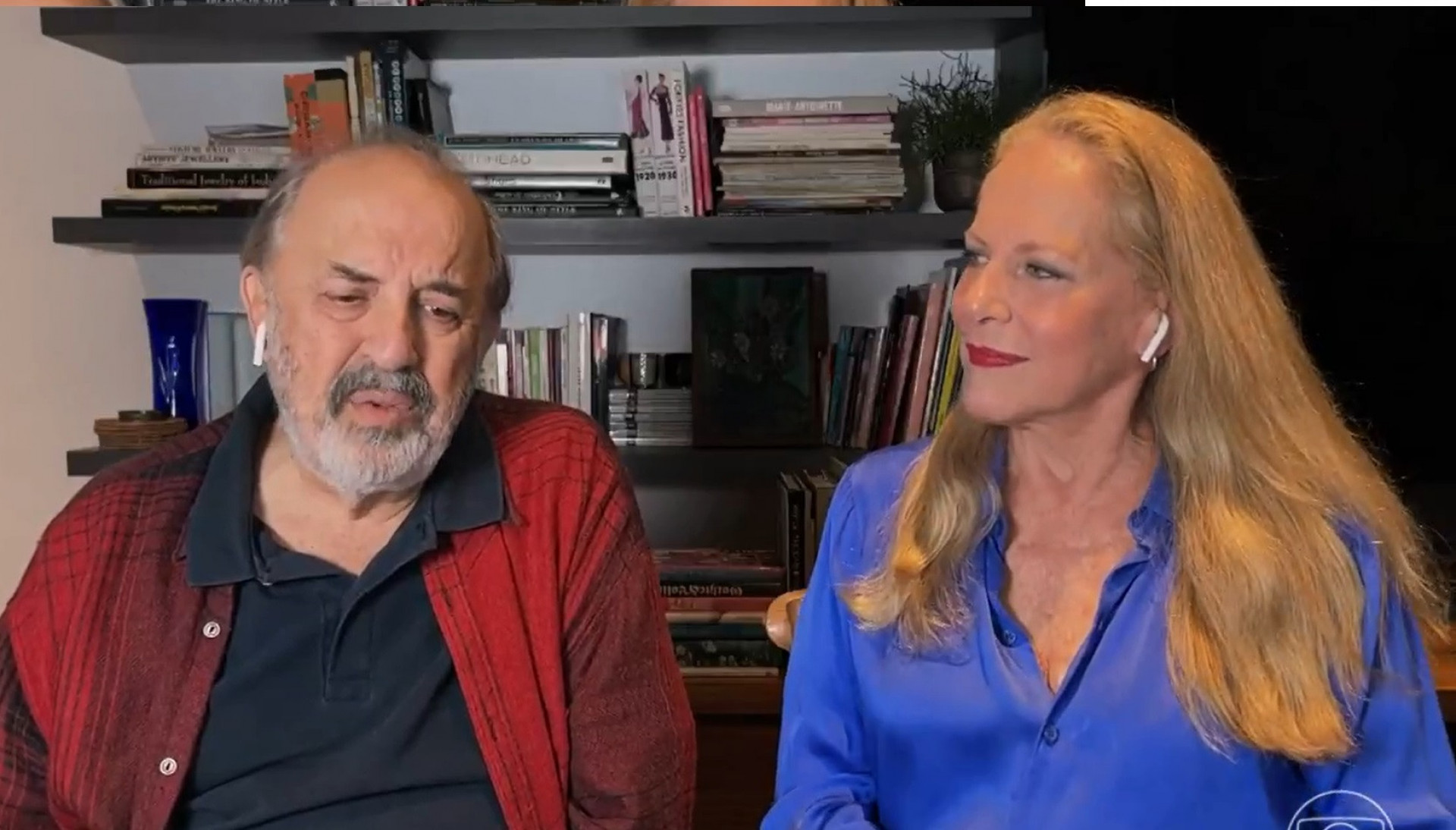 Claudio Tovar e Lucinha Lins    - Reprodução de vídeo / TV Globo