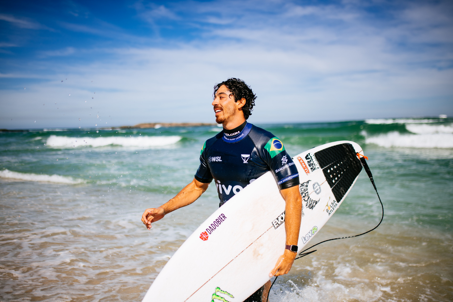 Yago Dora, do Brasil, no VIVO Rio Pro apresentado por Corona - Thiago Diz/Divulgação WSL