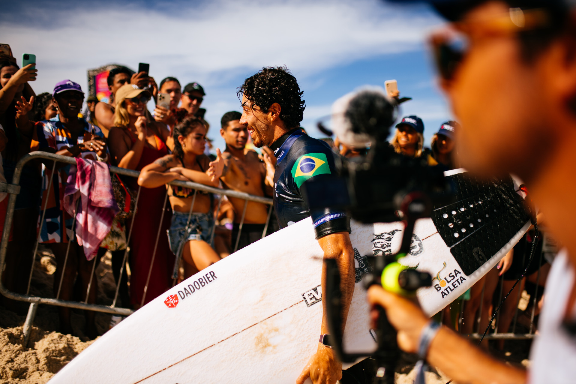 Yago Dora, do Brasil, no VIVO Rio Pro apresentado por Corona - Thiago Diz/Divulgação WSL