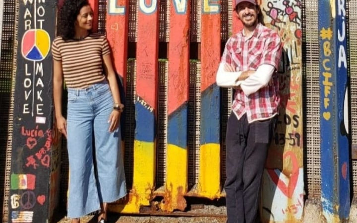 Aline Midlej e Rodrigo Cebrian