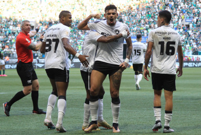 Segue o líder! Botafogo vence o Palmeiras e aumenta vantagem na ponta do Brasileirão