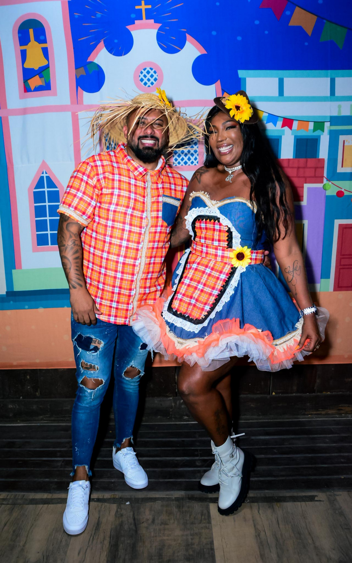 Silvana e seu namorado, Renato