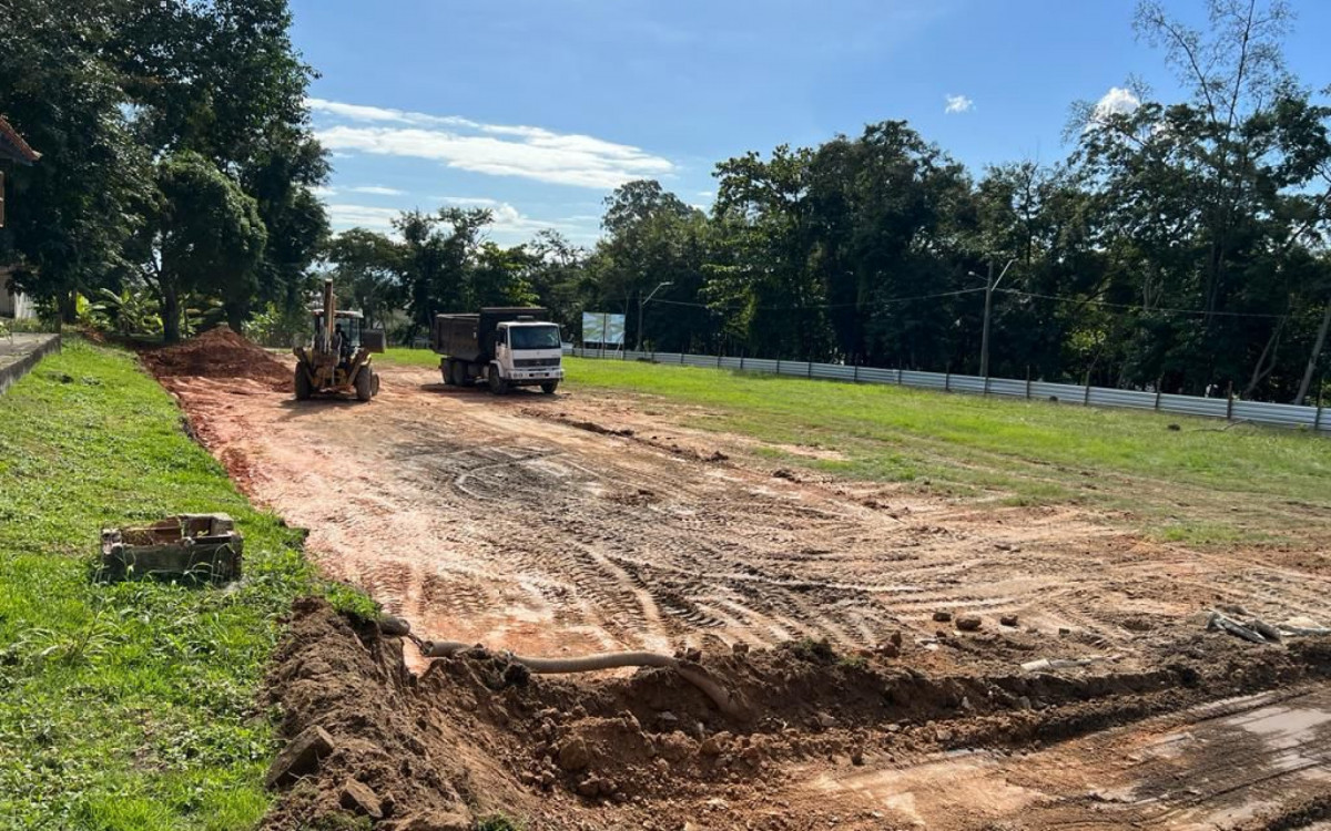Obras da nova Escola Bil&iacute;ngue em Tempo Integral com orienta&ccedil;&atilde;o em Hotelaria e Gastronomia Juvenil