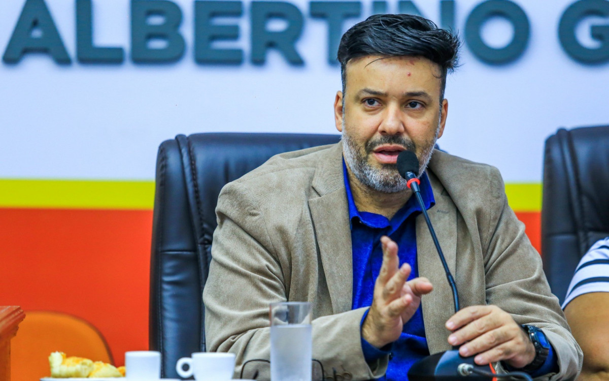 O secret&aacute;rio municipal de Sa&uacute;de, Christian Vieira, destacou a import&acirc;ncia do Conselho Municipal de Sa&uacute;de