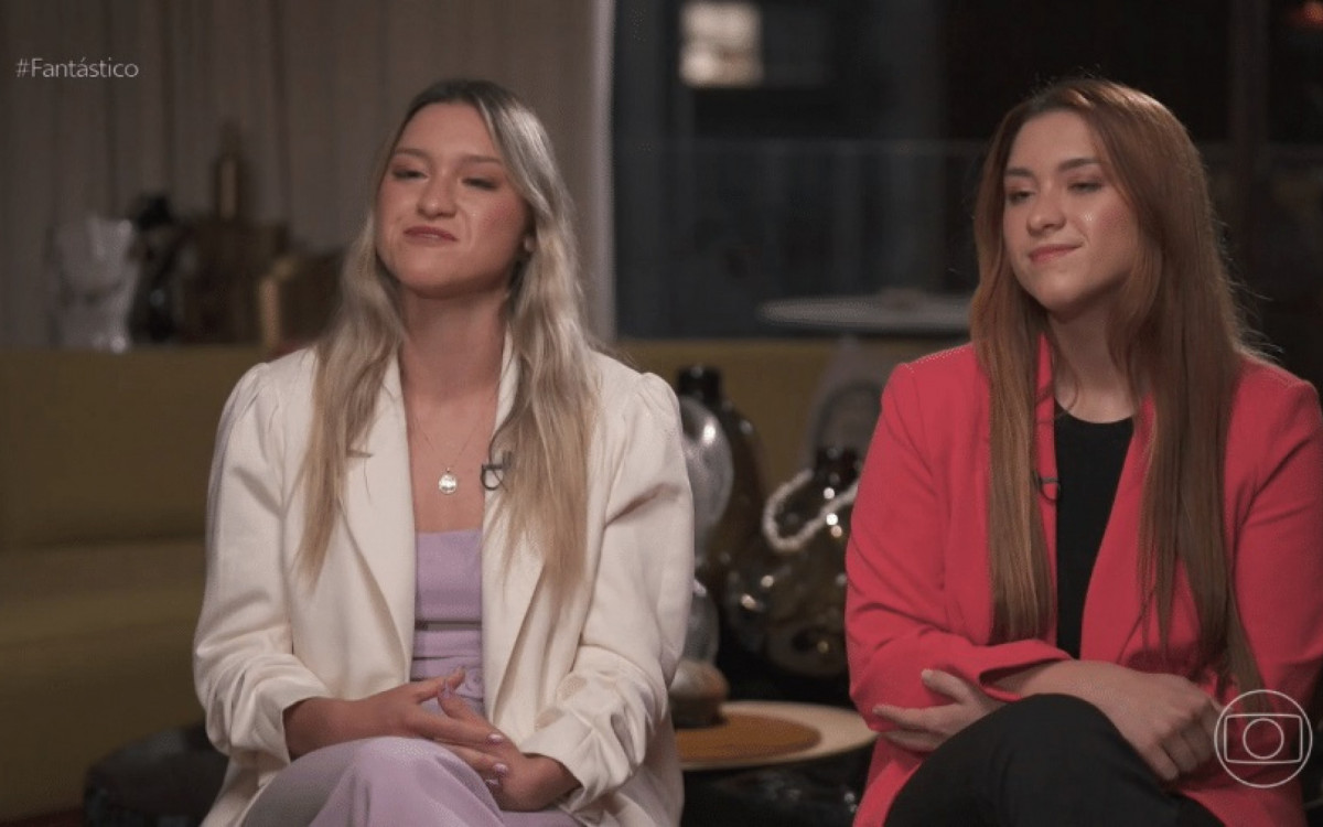 Marina e Sofia Liberato, filhas g&ecirc;meas de Gugu Liberato