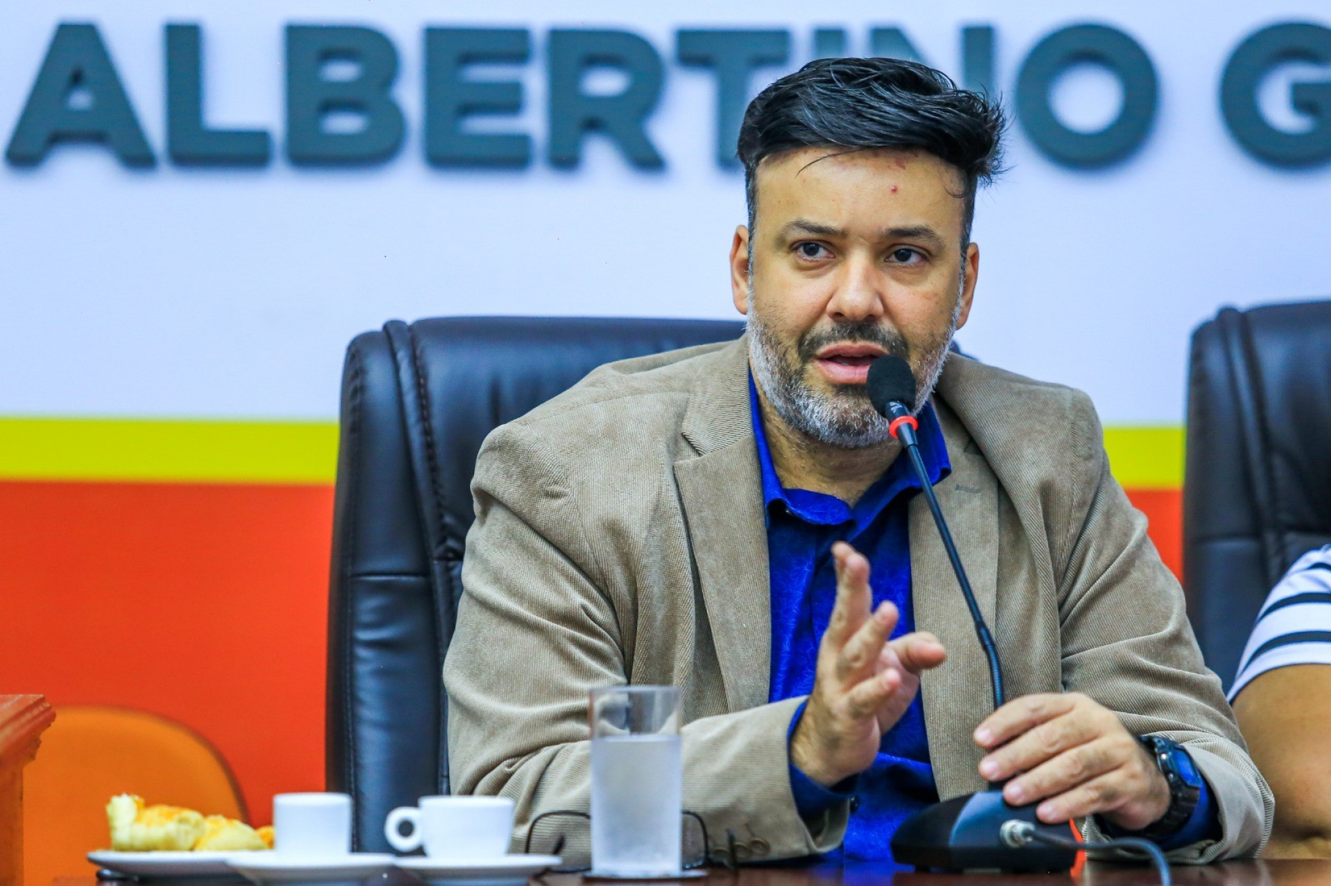 O secretário municipal de Saúde, Christian Vieira, destacou a importância do Conselho Municipal de Saúde - Rafael Barreto / PMBR