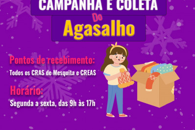 Assistência Social de Mesquita promove Campanha do Agasalho