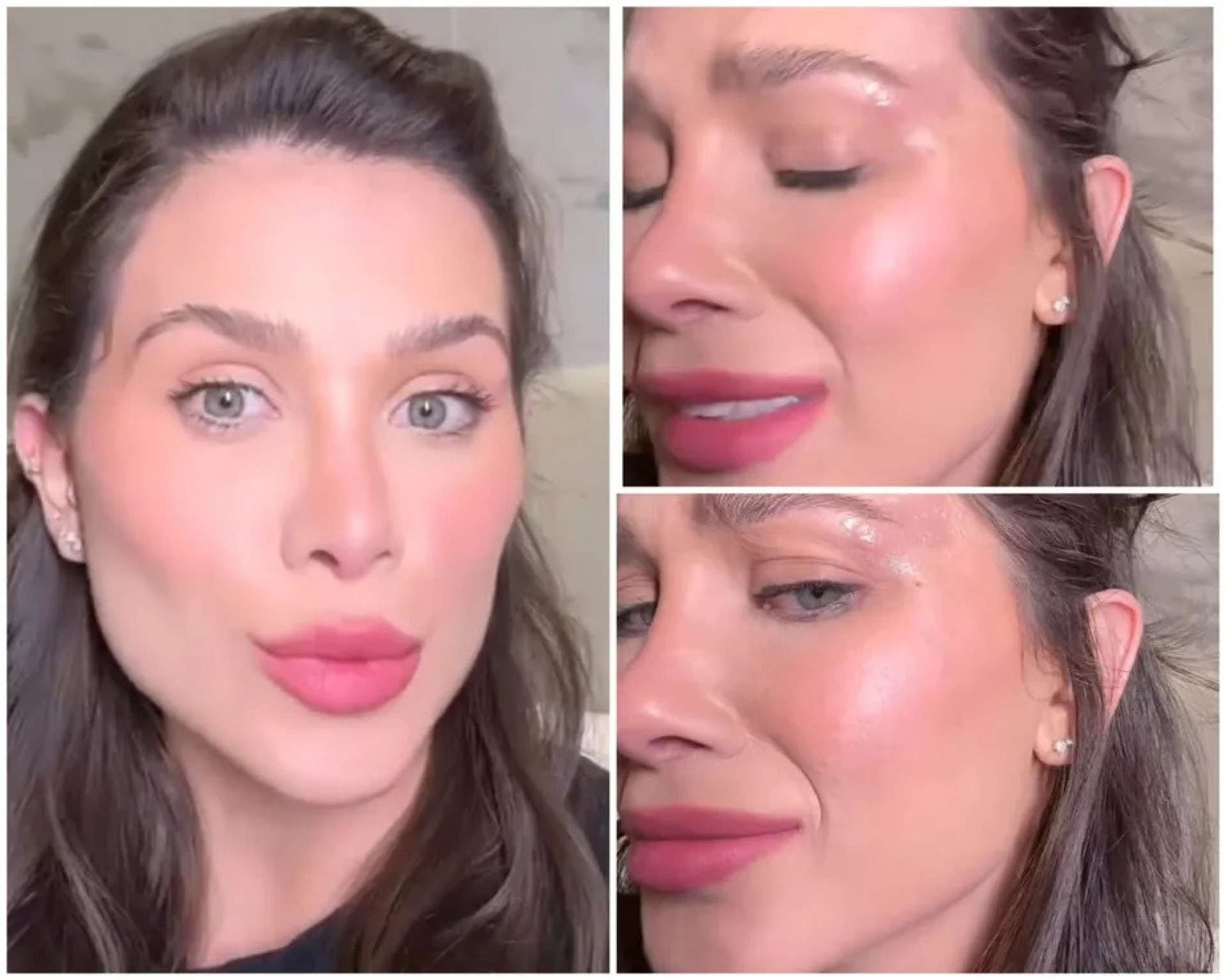 Flavia Pavanelli se queima com babyliss - Reprodução / Instagram