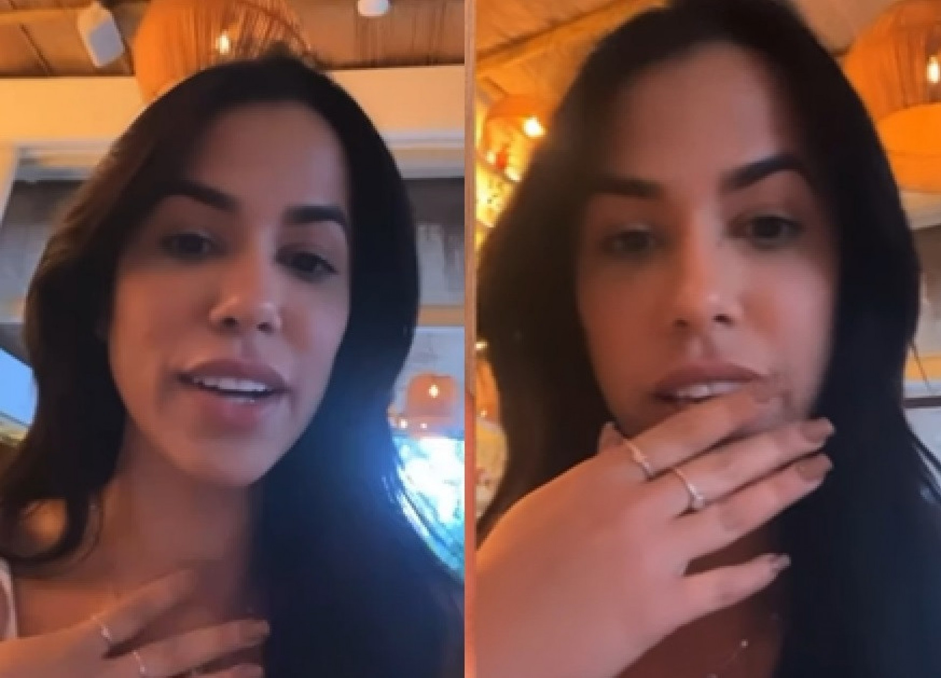 Larissa Tomásia relata tentativa de assalto - Reprodução de vídeo