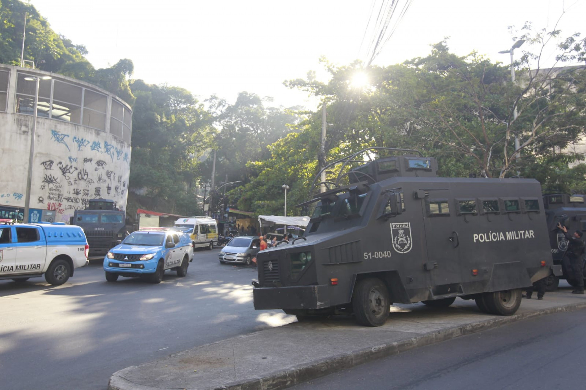 Polícia Militar realiza operação na Rocinha - Reginaldo Pimenta/Agência O Dia